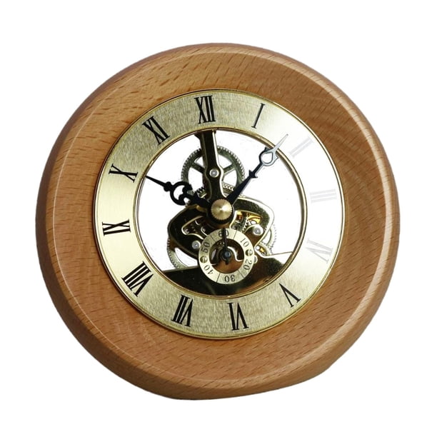 Reloj de engranajes de sobremesa, estatua artesanal, versión industrial de metal, reloj de mesa decorativo. C