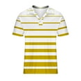 thumbnail image 3 of ameIAEA Men's Short Sleeve Golf Shirts Button Down Collared Work Tops Color Block Summer Shirts, 3 of 4