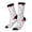 3 Black, variant on Lilies Flowers Print Adult Socks for Men & Women,Calf Socks, Ankle Socks,Boots Socks,Breathable Casual Sock,Unisex Crew Socks
