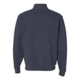 thumbnail image 2 of Jerzees Mens NuBlend Quarter Zip Cadet Collar Sweatshirt, 2X, 2 of 2