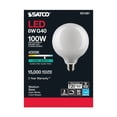 thumbnail image 6 of 8 Watt G40 LED - White - Medium base - 90 CRI - 4000K - 120 Volt -  6 Pack, 6 of 11
