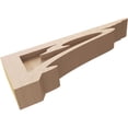 thumbnail image 6 of 2"W x 12"D x 4"H Thin Mayflower Rough Cedar Woodgrain TimberThane Corbel, Primed Tan, 6 of 6