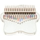thumbnail image 1 of Piano de pulgar transparente de 17 teclas con martillo de afinación, Kalimba portátil para principiantes, instrumento musical de mano Kalimba portátil, 1 of 7