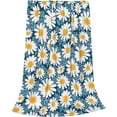 thumbnail image 2 of for Daisy Blanket Flannel Fleece Daisy Flower Throw Blankets for Adult and Kids Soft Fuzzy Plush Blanket Cozy Lightweight All Seasons for Travel Bed and Couch 50"x40", 2 of 6