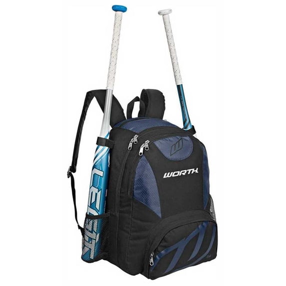 Worth Player Bat Pack Backpack, Slowpitch & Fastpitch. BKPK2