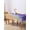 Purple, variant on Blue Ombre Coastal Table Cloth, Summer Nautical Beach Ocean Seaside Waterproof Tablecloth for Square Tables, Reusable Washable Fabric Table Cover for Restaurant Kitchen Dining Tables 60"x60"