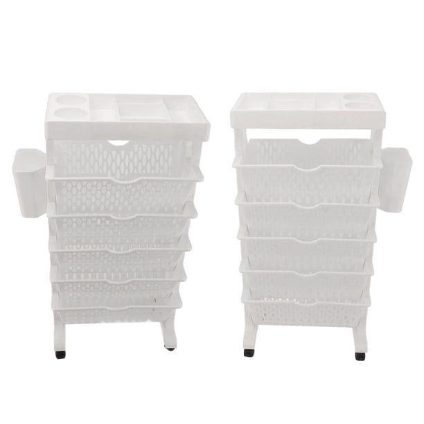 Estantería Portátil con Ruedas Estantería Móvil Giratoria de Múltiples Capas con Ruedas Estante de Almacenamiento Extraíble Multifuncional para Oficina Aula Hogar ANGGREK Otros