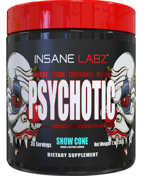 Insane Labz Psychotic High Stimulant Pre Workout Powder 35 Servings