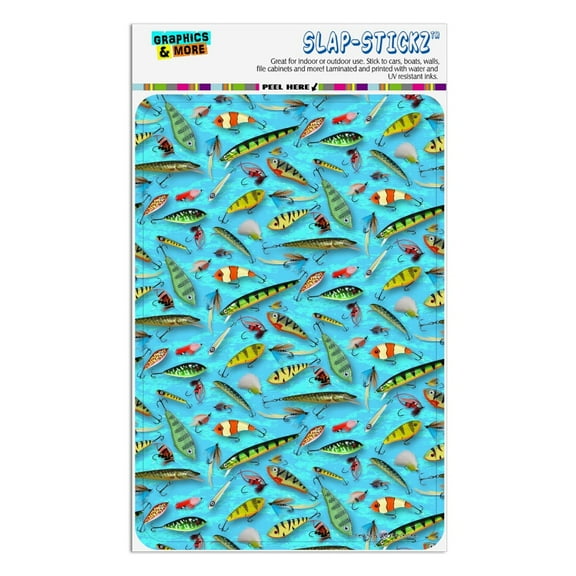 Fishing Flies Lures Fish Pattern Home Business Office Sign