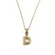 thumbnail image 1 of Collar con dije de oro laminado letra brillos D, 1 of 6