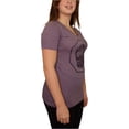thumbnail image 2 of Playera estampada con logo desgastado de UFC para mujer, púrpura, XXL, 2 of 4
