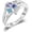3 Names, variant on Personalized Mothers Ring with 1/2/3/4/5/6/7/8/9 Simulated Birthstones for Mom Engraved Name Ring for Women Promise Rings for Her Custom Family Ring for Wife Grandmother Jewelry Gifts