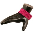 thumbnail image 2 of Sunsoul by Touchstone "Silk Thread Bangle Collection" Indian Bollywood Handcrafted Faux Silk Thread Exotic Look Golden Beads Fuchsia Designer Bangle Bracelets Set of 12 For Women., 2 of 5