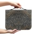 thumbnail image 2 of HELLHERO Leopard Print Pattern Bible Cover, Zippered Pockets PU Leather Bible Covers for Church Christian Prayer, Portable Church Bible Bag, 2 of 12