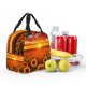 thumbnail image 5 of Easygdp Sunset Golden Sunflower Field Bolsa Térmica Premium - Tela Oxford Impermeable, Gran Capacidad, Bolsillo Frontal, Unisex para Trabajo, Escuela, Actividades al Aire Libre y Picnics, 5 of 8