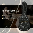 thumbnail image 3 of 41 Inch Guitar Backpack Oxford Cloth Guitar Bag Adjustable Shoulder Strap Guitar Case with Cotton Padded Shoulder for Folk and Classical Guitars, 3 of 6