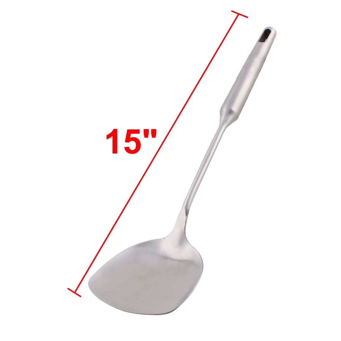 Unique Bargains Stainless Steel Kitchen Pancake Spatula Cooking Tool 15" Long