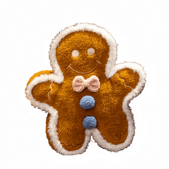 Cartoon Gingerbread Man Plush Doll Pillow Christmas Gingerbread Plush Toy Christmas Birthday Gifts Decor
