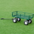 thumbnail image 4 of Gymax Chariot Utilitaire de Jardin Robuste Remorque en Acier, 4 of 10