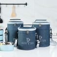 thumbnail image 4 of SIEYIO Waterproof Oxford Insulated Round Lunch Tote Cylinder Cooler Thermo Bento Bag, 4 of 19