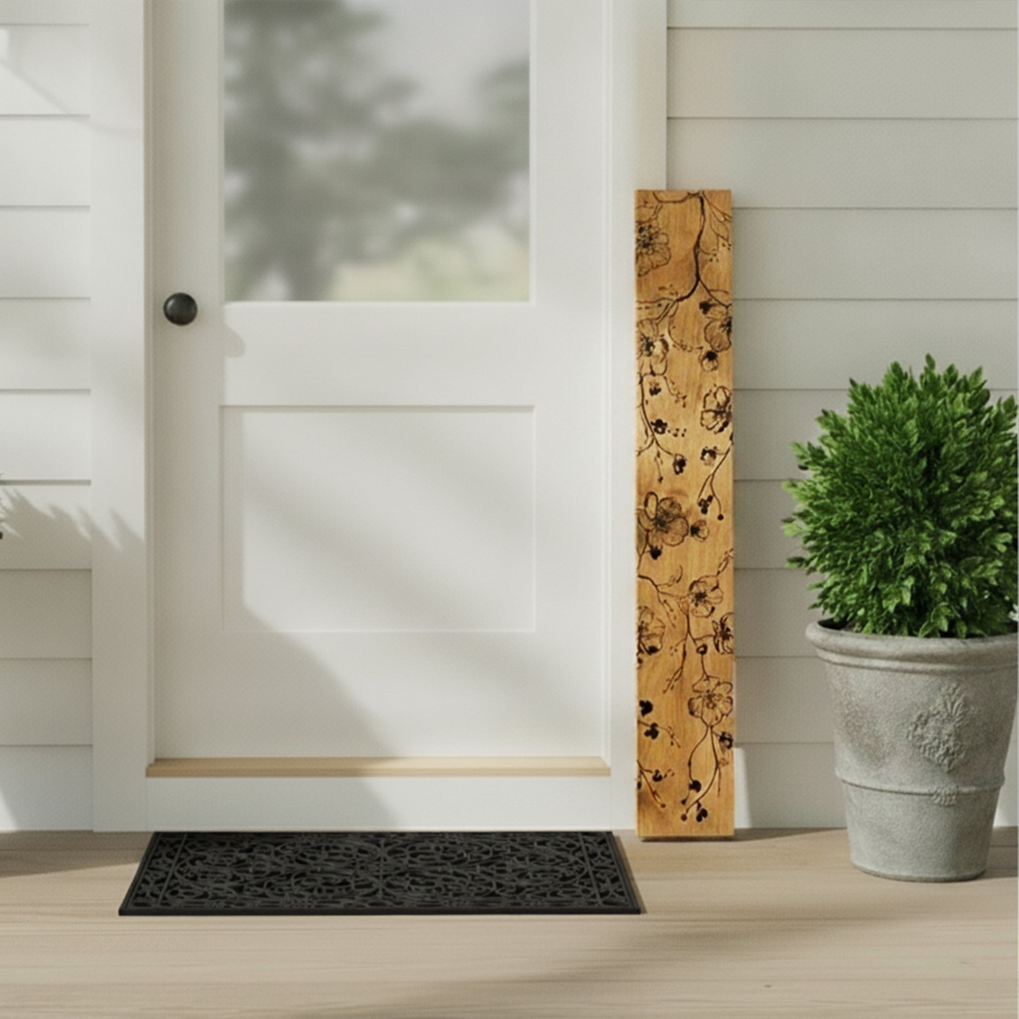 Calloway Mills 119234707 Midnight Blossom Porch Leaner, 47" x 07"