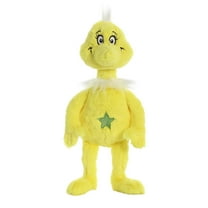 Aurora - Medium Yellow Dr. Seuss - 12" Sneetch - Whimsical Stuffed Animal