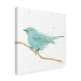 thumbnail image 2 of Trademark Fine Art 'Gilded Bird I Teal' Canvas Art by Shirley Novak, 2 of 3