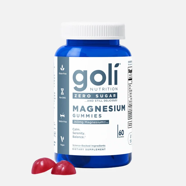 Goli Suplemento Magnesio Zero Sugar 60 Gomitas