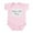 Petal Pink, variant on CafePress - Daddy's Little Deputy Infant Bodysuit - Baby Light Bodysuit, Size Newborn - 24 Months