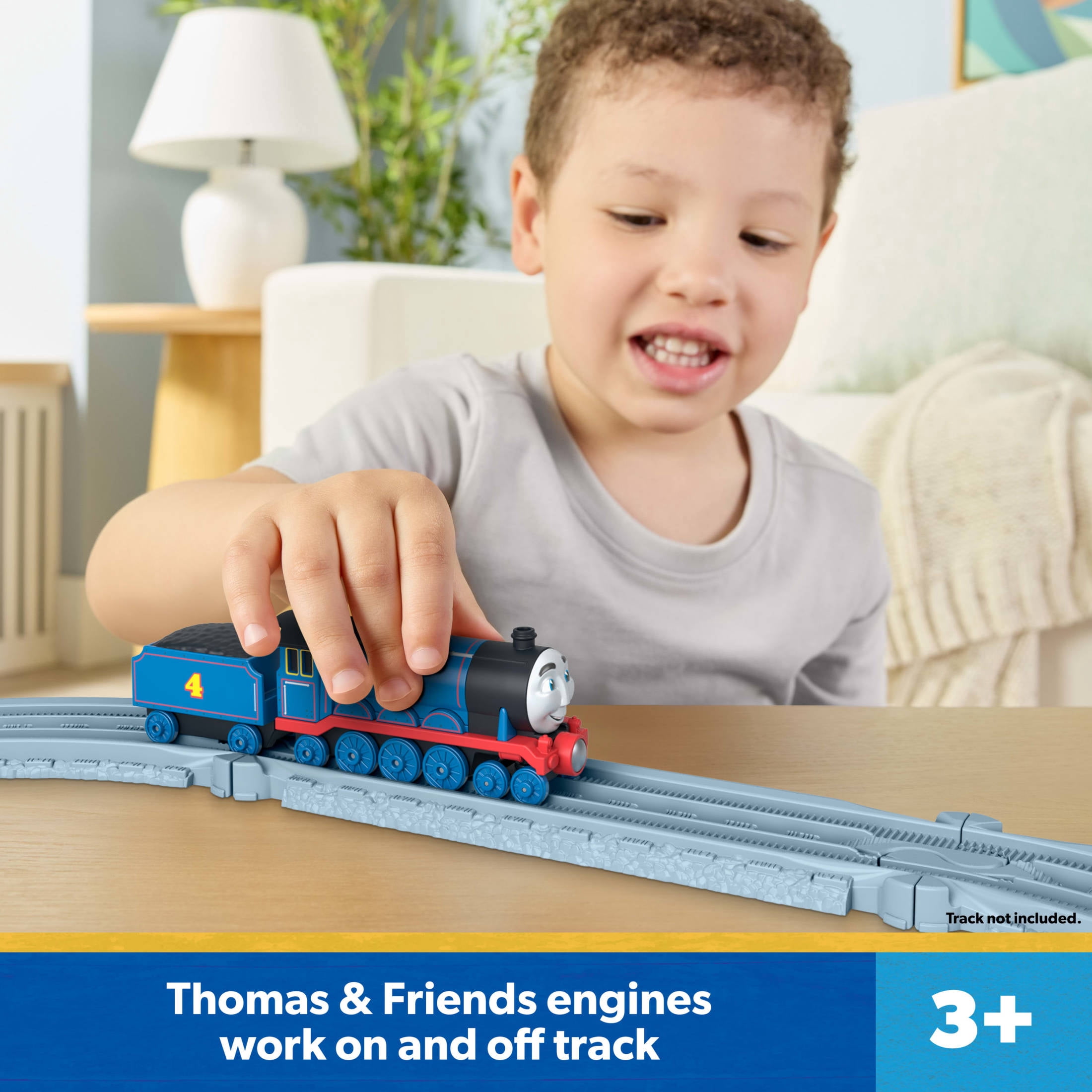 Thomas & Friends by Fisher-Price Die-Cast Gordon Engine & Tender, Toy Train Set for Preschoolers