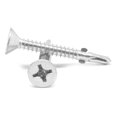 thumbnail image 1 of #12-24 x 2 1/2" Self Drilling Screw Phillips Flat Head #4 Point with Wings Low Carbon Steel Zinc Plated Pk 500, 1 of 1