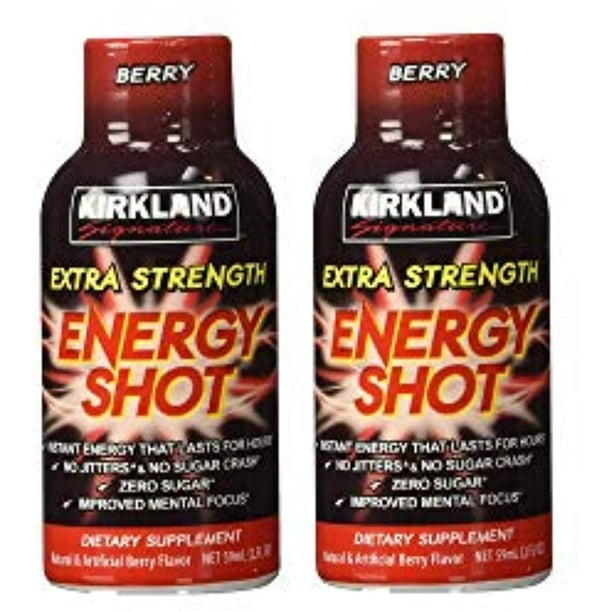 Kirkland Signature Extra Strength Energy Shot, Dietary Supplement 96