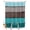 Aqua, variant on Split Shower Curtain for Transfer Bench, Brown Grey Fabric Shower Curtains for Bathroom, Vintage Stripe Farmhouse Wood Grain Ombre Tub Sliding Transfer Bench Waterproof Bath Curtains 72"x72"
