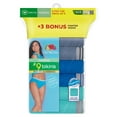 thumbnail image 2 of Fruit of the Loom Women's Cotton Bikini Underwear, 6+3 Bonus Pack, 2 of 9