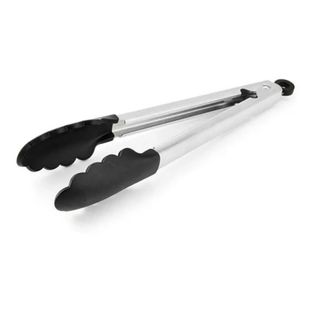 Pinzas de metal, cocina de acero inoxidable, pinzas para alimentos, pinzas para alimentos, pinzas de cocina de acero inoxidable, rendimiento finamente ajustado
