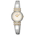 thumbnail image 1 of Seiko Women's SUJG32 Crystal Accents Stainless Steel Bangle White Dial Watch, 1 of 1
