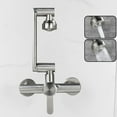 thumbnail image 1 of Stainless Steel Wall Mounted Faucet For 360 Degree Hot And Cold Water Faucet Silver, 1 of 7