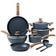 thumbnail image 1 of Juego de utensilios de cocina Kitchen Academy, antiadherentes, 12 piezas, granito azul, 1 of 7
