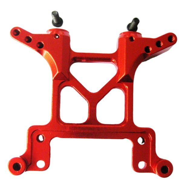 Torre de choque frontal ajustable Vogacara RCGOFFLOW de aleación de aluminio 1/16 Rc Rojo