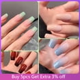thumbnail image 2 of Pegatinas para uñas de Color degradado, sin hornear, parche para uñas terminado en salón, cobertura completa, envolturas adhesivas para uñas, decoraciones para manicura DIY, 2 of 7