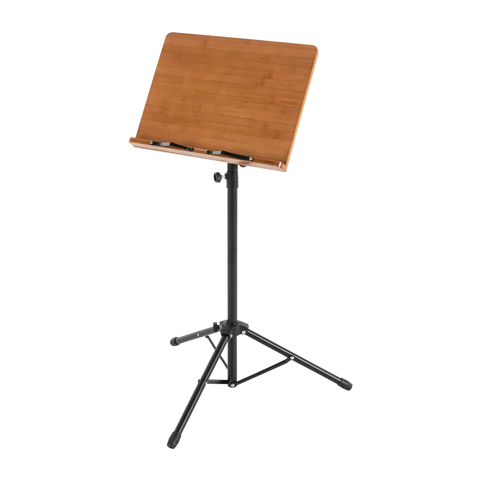 70-190cm Adjustable Height Sheet Music Stand Professional Music Stand with Anti-slip Feet Fixing Bracket