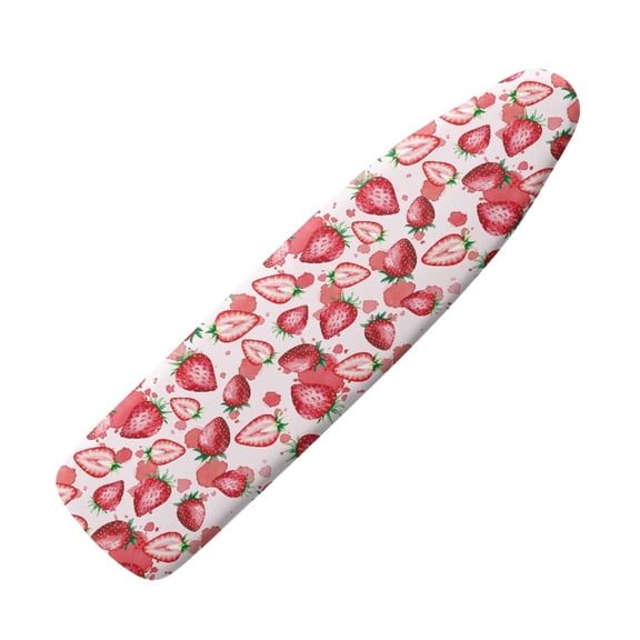 HELLHERO Standard Size 15x54 Inch Ironing Board Cover Strawberries Print Iron Cover for Ironing Board Stain & Scorch Resistant Easy to Install Remove