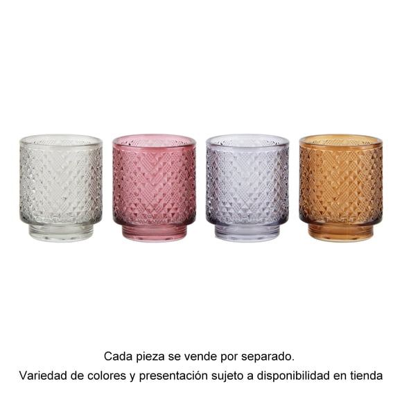 Portavelas Prichos De Cristal Decoración 1 Pieza