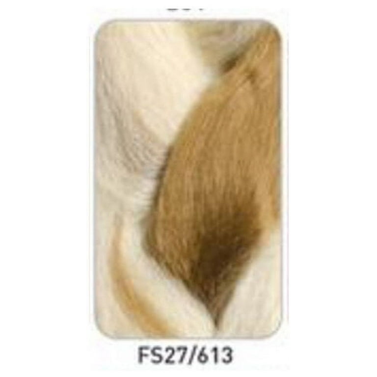 RastAfri Pre-Stretched Silky Braiding Hair, 2 PACK, BT1B/D.PURPLE