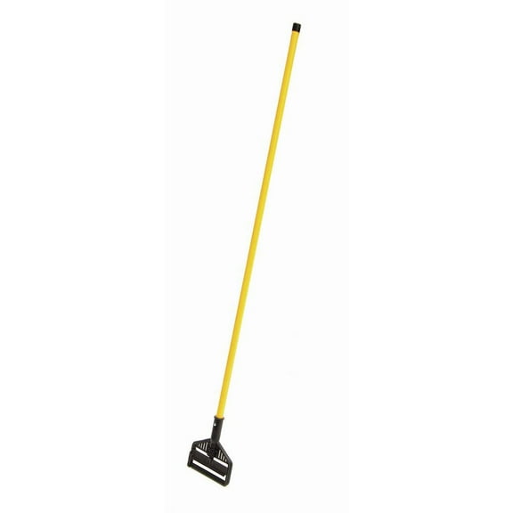 HUBERT® Mop Handle for 1" W Mop Head Gate Style Yellow Fiberglass - 60" L