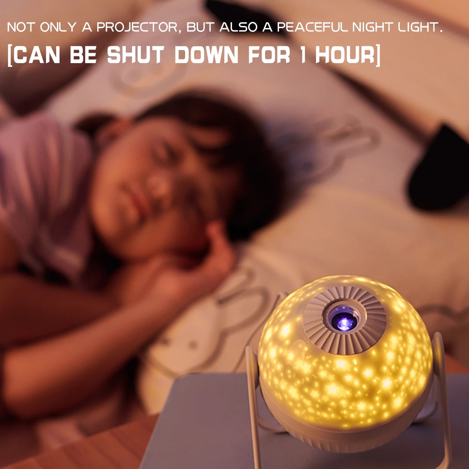 Xkiss USB Rotating Galaxy Starry Sky Star LED Night Light