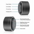 thumbnail image 4 of Portable Bluetooth Speaker with Built-in Microphone - Handsfree Calls, AUX Input, TF Card - Grey, 4 of 5