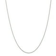 thumbnail image 5 of 14k White Gold .8mm Diamond-Cut Cable Pendant Chain, 5 of 5