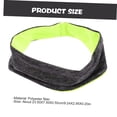 thumbnail image 3 of HUGFEGWE 2pcs Sports Headband Miss Double Layer Sweatband Polyester U2536-23152, 3 of 9