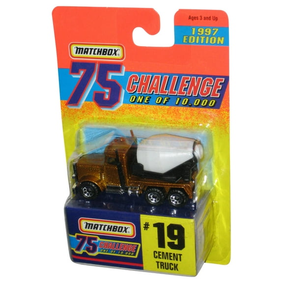 Matchbox Challenge Gold Cement Truck (1997) Tyco Vehicle Toy #19